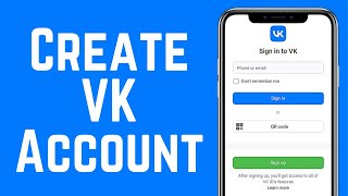 How To Create A VK Account 2023 [upl. by Mehcanem]