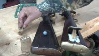 Installing a Brass Patchbox and Pins on Original Brunswick Rifles [upl. by Bernetta]