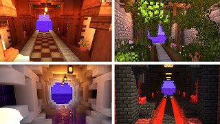 Minecraft 10 Beautiful Nether Tunnel Build Design Ideas [upl. by Llain]