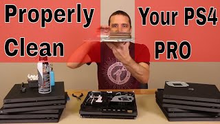 PS4 Pro Proper Cleaning  Vents Fan and Heatsink Cleaning Tips [upl. by Lancey]