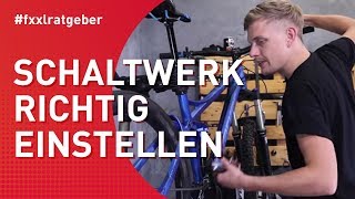 FahrradSchaltung perfekt einstellen  MTB [upl. by Monafo]