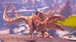 How to SPAWN the Experimental Giga in Genesis Part 2 Console amp PC [upl. by Aydan]