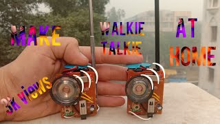 How to Make Walkie Talkie at Home [upl. by Akcebar191]