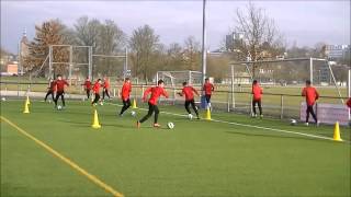 FußballTechnikEndlosschleife Fußballspezifisches Ausdauertraining [upl. by Bolanger]