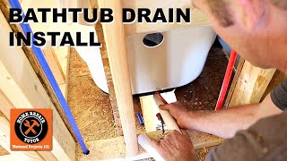 Bathtub Drain Kit Installation StepbyStep [upl. by Ailhad]