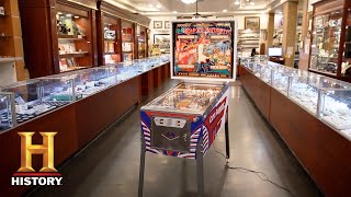 Pawn Stars Elton John Captain Fantastic Pinball Machine Season 14  History [upl. by Thorman]