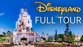 4K Disneyland Paris  Complete Walkthrough  Summer 2021 [upl. by Stranger]