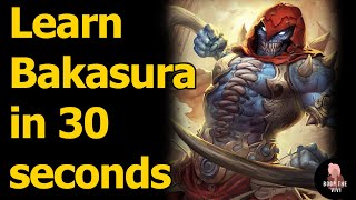 HOW TO PLAY BAKASURA IN 30 SECONDS  Quick Smite God Guide [upl. by Llednar488]