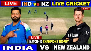 🔴Live IND vs NZ 12th ODI  Live Scores amp Commentary  India vs New Zealand  2nd Innings [upl. by Dittman]