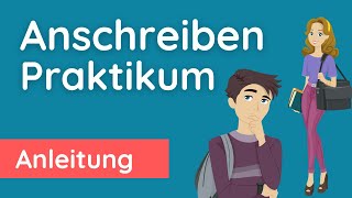 ✅ Anschreiben Schülerpraktikum mit Beispiel [upl. by Aitnic]