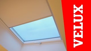 Einbau VELUX Verdunkelungsrollo [upl. by Eisse]