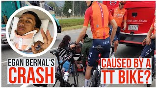 Egan Bernals Crash amp Other TTBike Crashes  Videos amp Controversy [upl. by Anyalram]