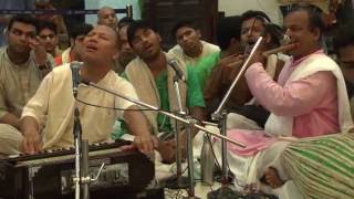 Hare Krishna Kirtan  2 by Mathura Jivan Prabhu on Day 2 of ISKCON Mira Road Kirtan Mela 2016 [upl. by Lamhaj]