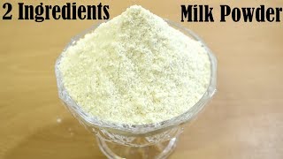 2 INGREDIENTS EASY MILK POWDER RECIPE – HOW TO MAKE MILK POWDER AT HOME [upl. by Akerahs460]