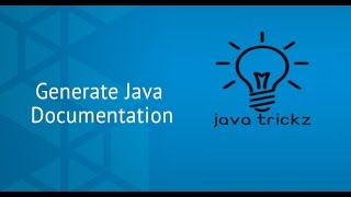 Generate Javadoc from command line  JAVA [upl. by Dione]