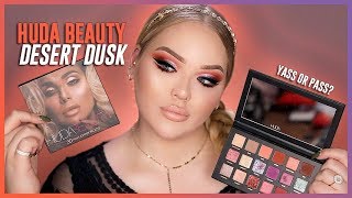 HUDA BEAUTY DESERT DUSK PALETTE Review  Swatches [upl. by Debee136]