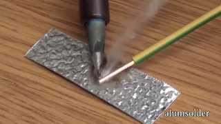 AlumSolder Alu Flux  use solder and soldering iron to join aluminium aluminium soldering [upl. by Surat567]