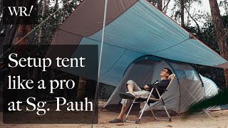 Sg Pauh Campsite x Quechua Arpenaz 41  S1E02 [upl. by Carrie]