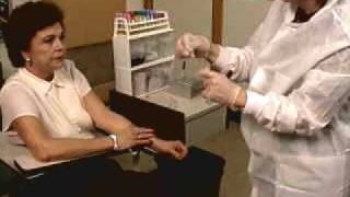 Butterfly syringe Venipuncture [upl. by Dyke420]