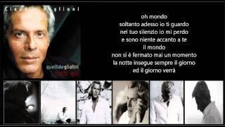 CLAUDIO BAGLIONI  Il mondo [upl. by Meehyr]