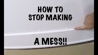 HOW TO CAULK BASEBOARDS [upl. by Hinch]