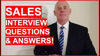 SALES Interview Questions amp Answers How to PASS a Sales Interview [upl. by Onaivlis]