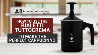 How to Use the Bialetti Tuttocrema Milk Frother [upl. by Erodisi456]