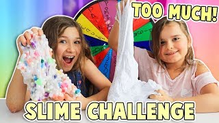 Mystery Wheel of Adding Too Much Ingredients To Slime Challenge  JKrew [upl. by Edobalo474]