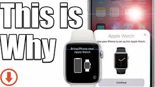 This is Why Your Apple Watch And iPhone Arent Pairing [upl. by Sidnac]