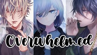 Overwhelmed switching Vocals  Nightcore ft Ryan Mack amp Christian Gates [upl. by Lotsyrc]