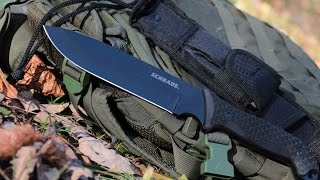 NEW 7 Inch Bushcraft  Survival Knife  Schrade SCHF52 Frontier [upl. by Shoifet]