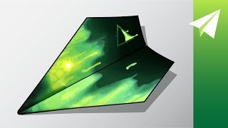 Easy Paper Aiplane Design that Flies Really Far — How to Fold Plasma Y [upl. by Nobell]