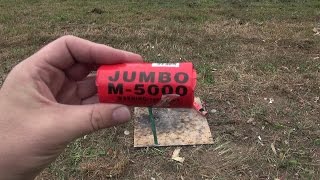 M5000 JUMBO FIRECACKER  WORLD CLASS FIREWORKS [upl. by Veradia]