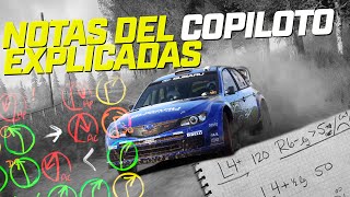 NOTAS del COPILOTO explicadas  DIRT RALLY 20 [upl. by Ahsina]