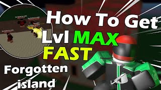 How to get Level MAX in Forgotten Island FAST  Blox Fruit Update 14 [upl. by Ytsenoh530]