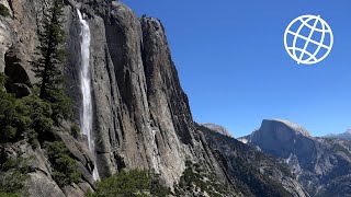 Yosemite Falls Yosemite National Park USA Amazing Places 4K [upl. by Jon]