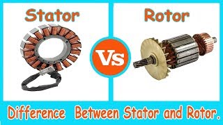 Stator and Rotor  Difference Between stator and Rotor [upl. by Corabelle]