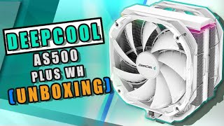 DEEPCOOL AS500 PLUS WH UNBOXING [upl. by Eciralc]