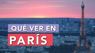 Qué ver en París  10 Lugares imprescindibles 🇫🇷 [upl. by Nadnal]