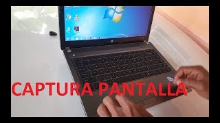 Como hacer captura de pantalla en hp probook EN CUALQUIER COMPUTADORA Método universal [upl. by Nylyahs]