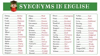 120 Super Common Synonyms to Increase Your Vocabulary in English [upl. by Mudenihc]