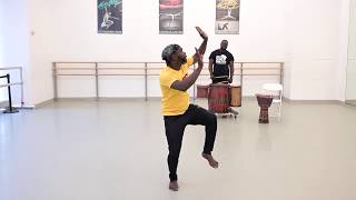 Online West African Dance Class with Maguette Camara [upl. by Moffitt]