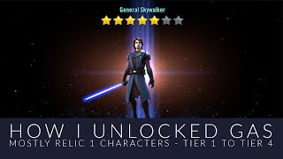 GAS event tier 1 to 4  How I had to clear this event  SWGoH [upl. by Korwin115]