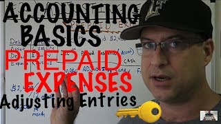 Accounting for Beginners 32  Adjusting Entries  Journal Entries  Prepaid Expense [upl. by Nave281]