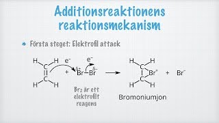 Elektrofil addition Markovnikovs regel [upl. by Koziel911]