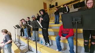 good job Cowan high school band pet basketball varsity boys homecoming [upl. by Rabiah667]