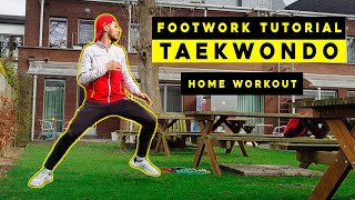 TUTORIAL  Taekwondo Footwork Workout [upl. by Ethelin]