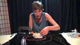 Gemstone Therapy Demonstration How to Use Quartz Crystal Clusters [upl. by Kimon397]