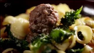 Unbelievable Gordon Ramsays Orecchiette with Meatballs and Pine Nuts [upl. by Deroo267]