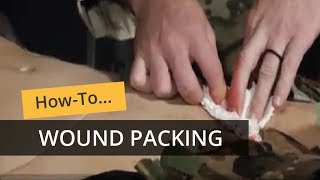 Hemostatic Gauze  Wound Packing [upl. by Rabbaj]